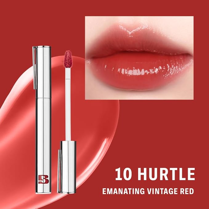 BRAYE Thin Glow Tint | Effortless Pen Tint | Hydrating Water-Grip Shine | Vegan & Cruelty-Free | Long-Lasting Buildable Color l 10 HURTLE