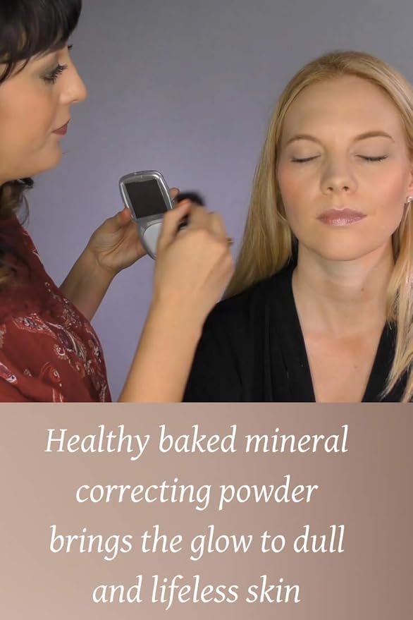 Baked Mineral Color Correcting Powder- A Vegan Redness color correcting powder foundation