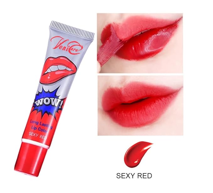 6 Colors Lip Stain Gloss Tattoo Magic Color Peel Off Mask Tint Long Lasting Waterproof Lip Gloss VeniCare