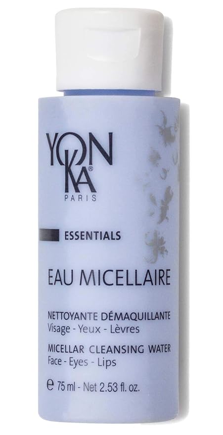 Yonka Cleansing Milk, Gentle Facial Cleanser & Makeup Remover with Eau Micellaire Micellar Water and Cleansing Makeup Remover, Luxury French Skincare, Paraben-Free