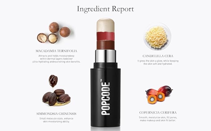 Face Sticks Trio - Makeup Contour Kit Contour Collection - Cream Contour Stick Set- Natural Ingredients & Clean Beauty Makeup Stick Trio Includes Bronzer Stick, Blush Stick & Highlighter Stick