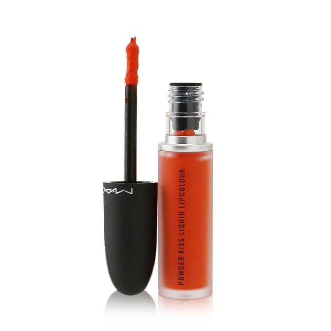 MAC Powder Kiss Liquid Lipcolor - 997 Over The Taupe for Women - 0.17 oz Lipstick