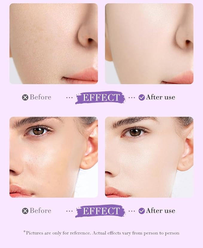 Setting Concealer Oil Control Mineral Smoothing Powder(Tender Purple)