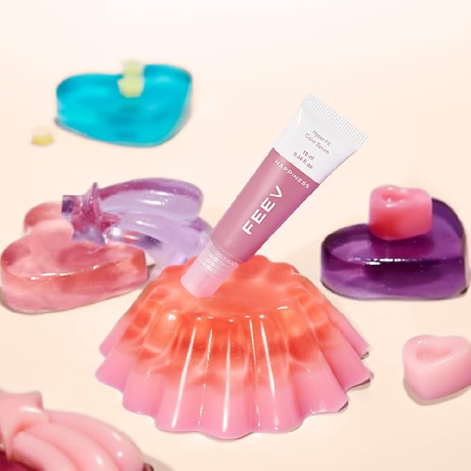 Hyper-Fit Color Serum Liquid Blush(10ml) | Dewy Cheek Blush Makeup | 50% of Hydrating Essence | Vegan | K-beauty (Happiness, 10ml)
