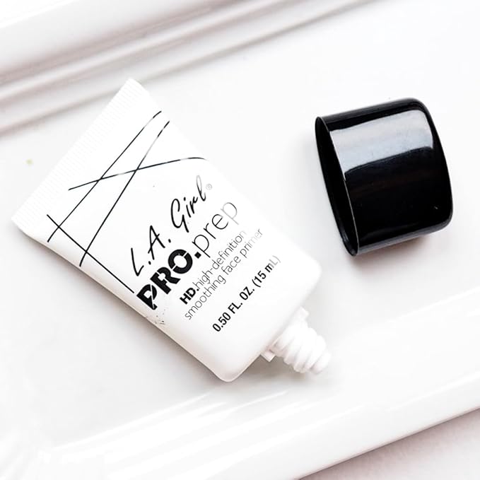 L.A. Girl PRO Prep HD High Definition Smoothing Face Primer, Assortment, 0.5 Fl Oz
