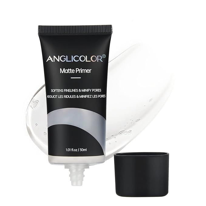 Matte Primer Face Foundation Primer Makeup Primer For All Skin Types,Long Lasting Hydrating Smoothing Isolated Moisturizing Oil Free Effect Make Up Base,Pore Minimizer (30ml) White