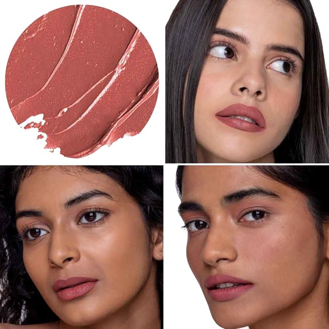 Non-Stop Airy Matte Liquid Lipstick - Sandy Rose | Transferproof I Waterproof lipstick Long Lasting I Apricot & Avocado Oil | 100% Vegan | 5ml | No Parabens, No Toxins