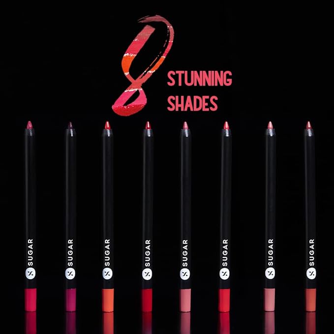SUGAR Cosmetics Lipping On The Edge Lip Liner - 07 Fiery Berry