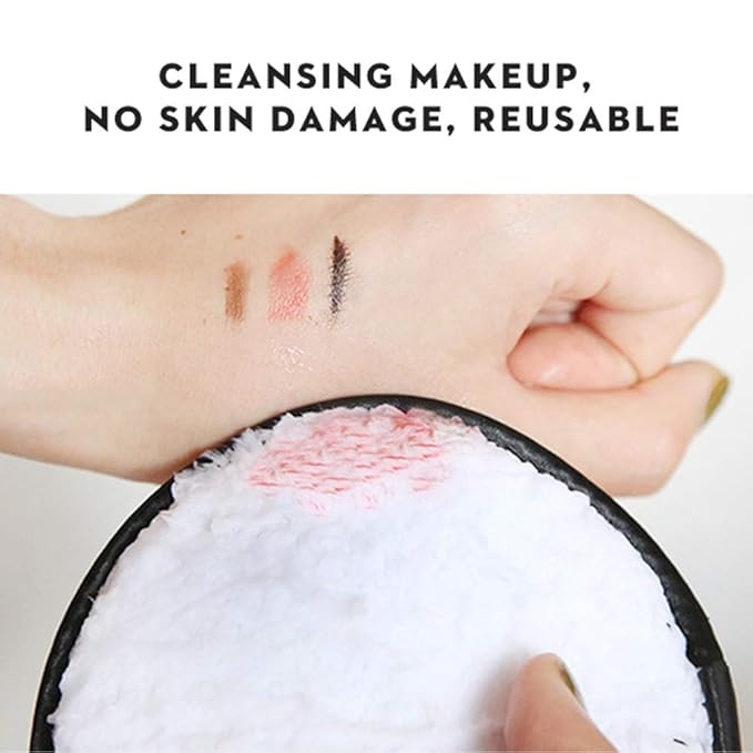 Vtrem 15 Colors Contour Palette Kit & 3 Colors Makeup Remover Pads, White/Pink/Brown