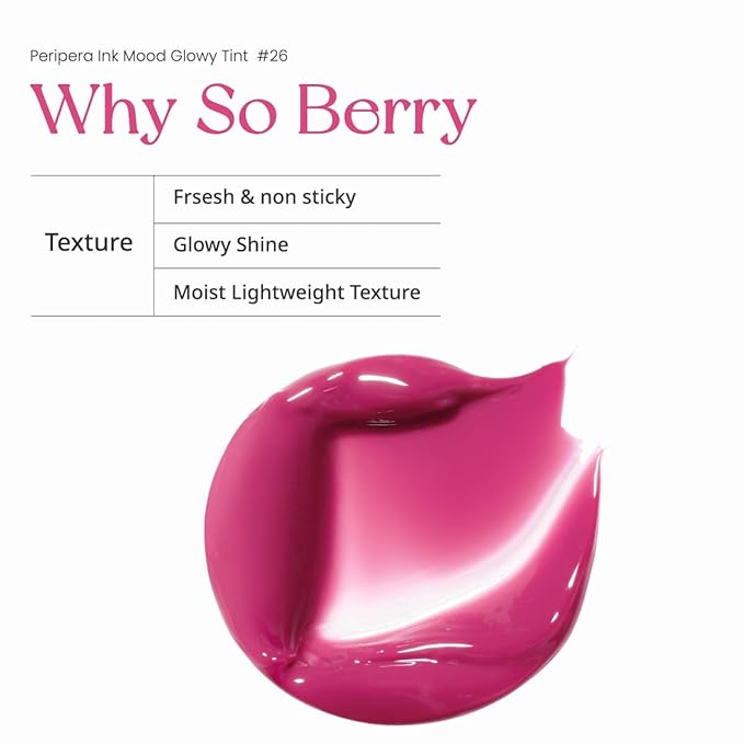 Peripera Ink Mood Glowy Tint (026 WHY SO BERRY (SODA CAFE))