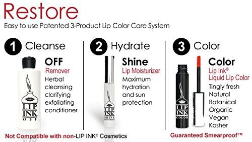 Lip Ink 100% Smearproof Trial Lip Kits, Red
