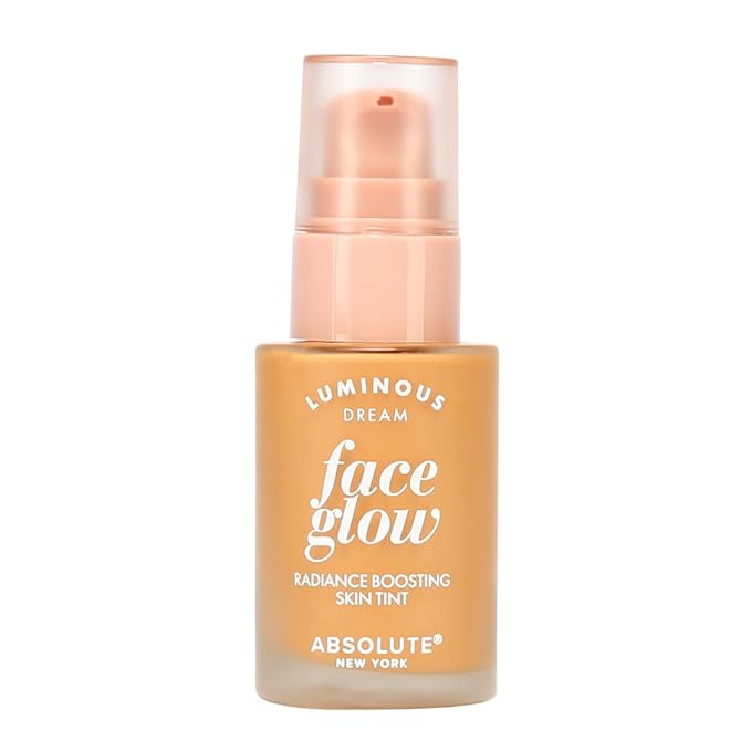 Absolute New York Luminous Dream Glow Tint | Glowing, Long-Lasting, Cruelty-free (07 CARAMEL GLOW, 1.01 fl oz)