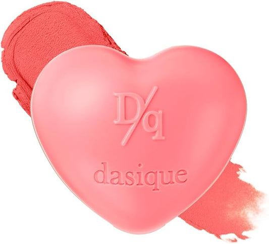 dasique Souffle Color Pot #03 Coral Choux – Makeup Blush, Buildable Silky-Smooth Texture, Build-In Mini Brush, Multi-Use For Cheek and Lip