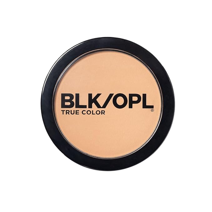 BLK/OPL Oil Absorbing Pressed Powder, True Color - Weightless, Buildable & Blendable Compact Press Powder Makeup for Face Smooths Out Blemishes, Pores or Uneven Skin Tones - Queen Sugar