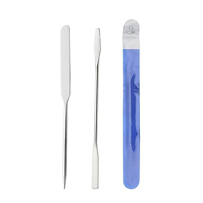 New Korean Stainless Steel Picasso Spatula Makeup, Makeup Spatula Korean, Stainless Steel Makeup Spatulas, Make Up Spatula Tool, 2 Pieces