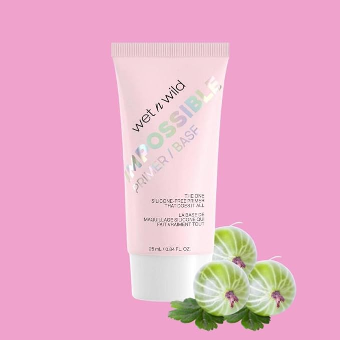 wet n wild Impossible Primer Stick, Enriched with Gooseberry & Jeju Blossom for a Brightening Durable Makeup Base, Vegan & Cruelty-Free-Clear