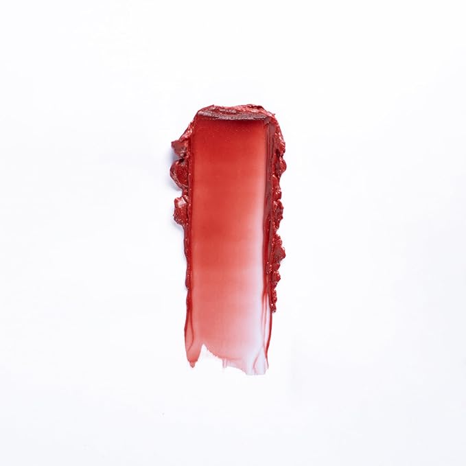 Lip and Cheek Balm - Cream Blush & Tinted Lip Balm - Infused with Hyaluronic Acid + Vitamin C - LightWeight Cream Makeup and Skincare - 99% Natural Ingredients - Vegan - Brown Red
