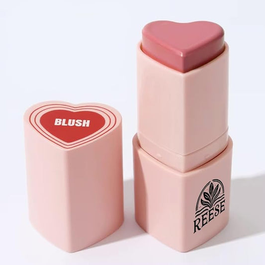 3-in-1 Multifunction Blush Stick - Blush, Lip Tint, Eye Shadow - Creamy, Long-Lasting, Easy Application for a Flawless Look | Dried Rose