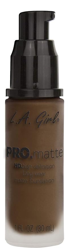 L.A. Girl Pro Matte Foundation, Espresso, 1 Fluid Ounce (Pack of 2)