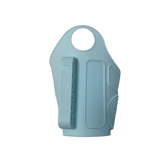 1Pc Makeup Palette Makeup Pad Wrist Strap Makeup Brush Holder,Blue
