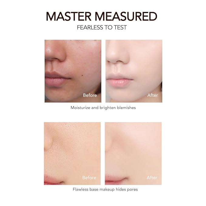 GL-Turelifes Mushroom Head CC Cream Air Cushion Face Foundation Water Feeling Flawless BB Cream Moisturizing Oil Control,Long Lasting & Smoothing Natural Concealer (#04Nude, 0.53 oz)