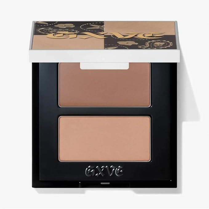 GXVE Pick It Up Cream Contour and Powder Bronzer Duo - Heatin' Up (Fair Shade)