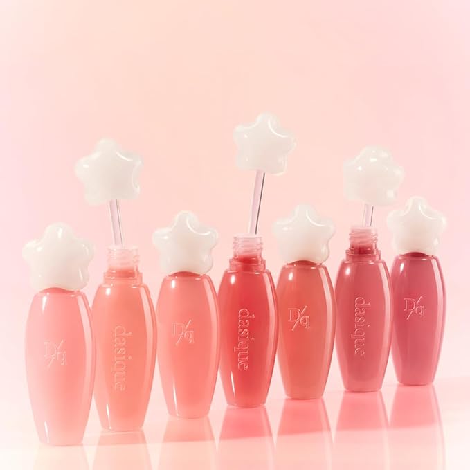 dasique Pure Water Lip Gloss 0.09 oz | Variety of Colors | Dewy Gloss | Buildable Gloss Tesxture | Non-Sticky | K-beauty (#13 Mauve Grape)