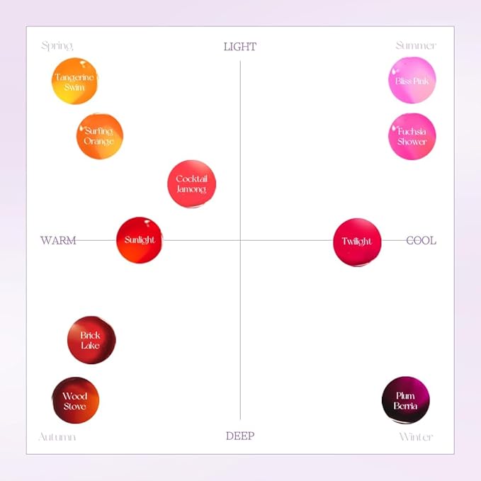 'Haru Water Tint' (Korean Lip Stain/Lip Tint) (Fuchsia Pink, 1ea)