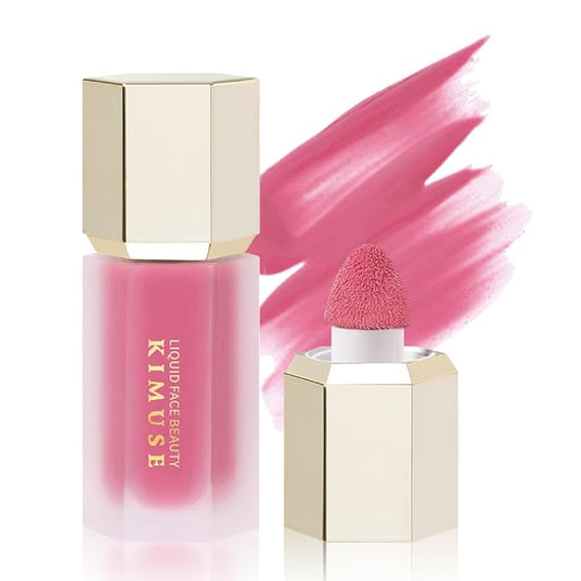 KIMUSE Liquid Blush & Weightless, Long-Wearing, Smudge Proof, Natural-Looking, Dewy Finish Glow Liquid Filter