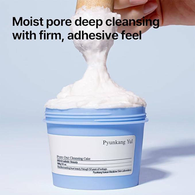 PKY Cleansing Balm & Facial Cleanser/Korean Facial Wash for All Skin Types/Balm(3.38 Fl.Oz, 100ml) & Cleanser Cake(3.38 Fl. Oz, 100g)