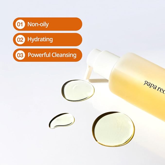 papa recipe Blemish Cleansing Oil, Korean Facial Cleanser, Blackhead Removal, Daily Makeup Cleanser, Korean Skincare (120ml/ 300ml) (300ml)