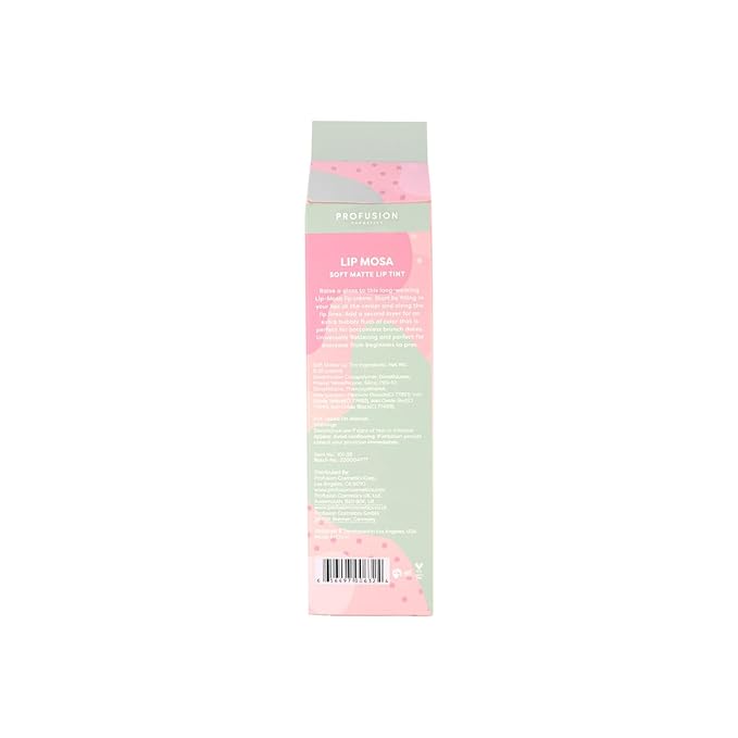 Profusion Cosmetics Lip Mosa Tinted Lip Cream, Gentle for Brunch Ready Beauty, Enjoy Long Wear Glam and Velvety Lips All Day, Achieve Adorable Pout With Flawless Flush Of Color