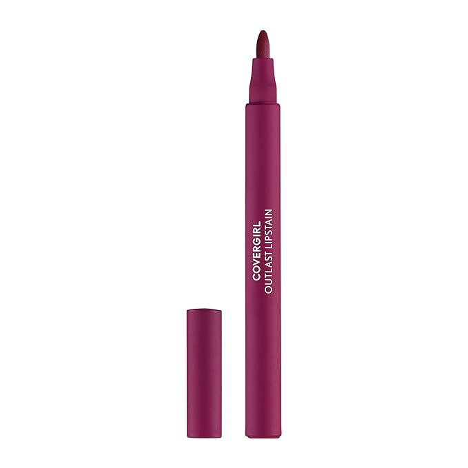 COVERGIRL Outlast Lipstain Bundle - Ruby 30 & Plum Berry 60, Vegan Formula