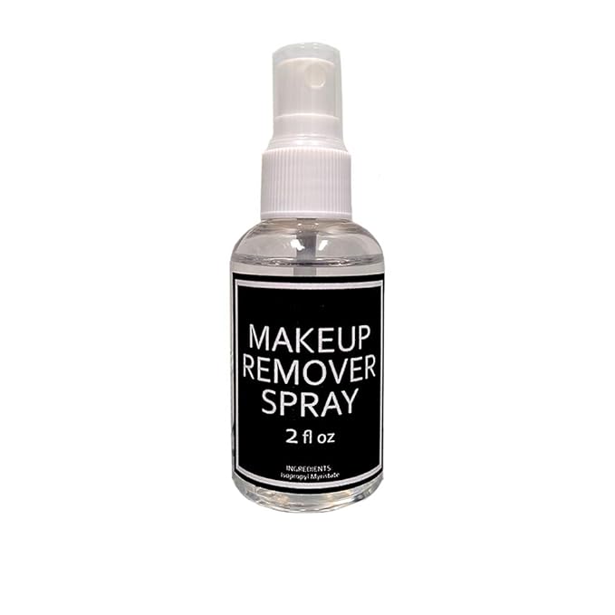 Waterproof Makeup Remover Spray 2 oz - Removes All Types of Makeup and Adhesives, Extra Gentile for Sensitive Skin and Eyes