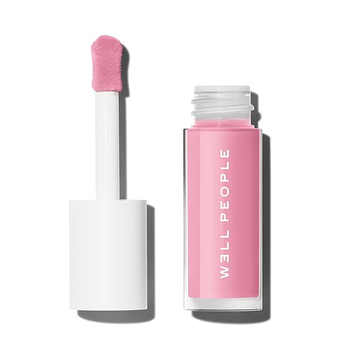 Well People Lush Lip Tinted Oil, Moisturizing Lip Oil For Nourishing & Conditioning Lips, Adds Sheer Color, Vegan & Cruelty-free, Cherry Blossom