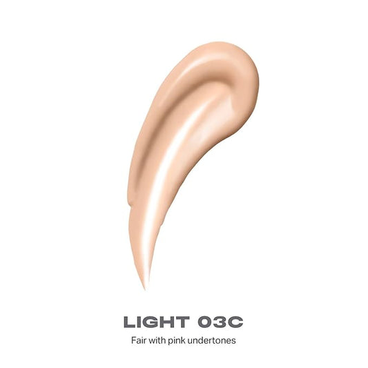 Morphe Lightform Liquid Foundation - Extended Hydration Foundation Makeup with a Lasting, Natural Radiant Finish - Long-Wearing Formula with Buildable, Medium Coverage - Light 03C (1.01 fl oz)