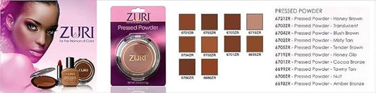 Zuri Naturally Sheer Pressed Powder - Mocha Cream