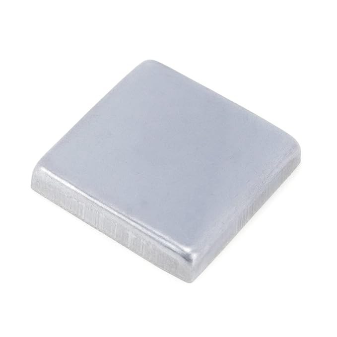 Coshar Pack of 30 Empty Square Metal Pans 26mm Eyeshadow Palette Pans Replacement for Magnets Makeup Palettes (3mm Height)