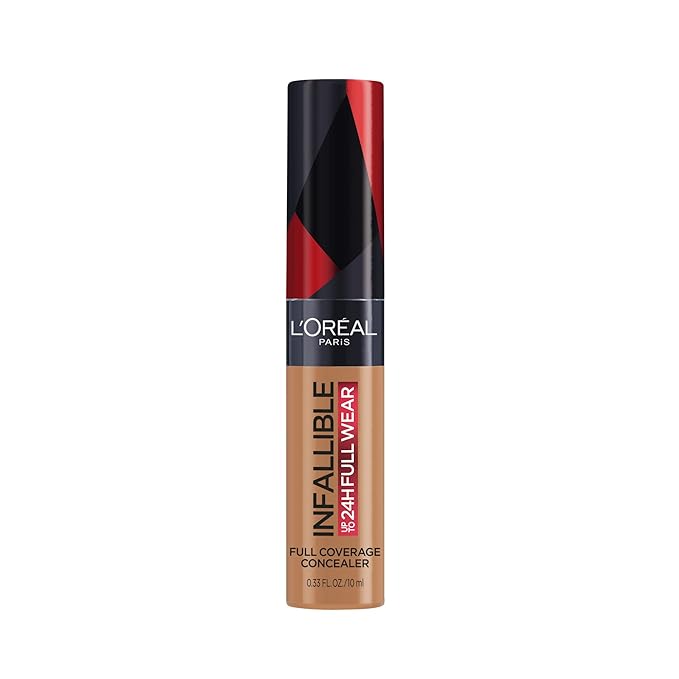 L’Oréal Paris Makeup Infallible Full Wear Waterproof Matte Concealer, Honey (Pack of 2)