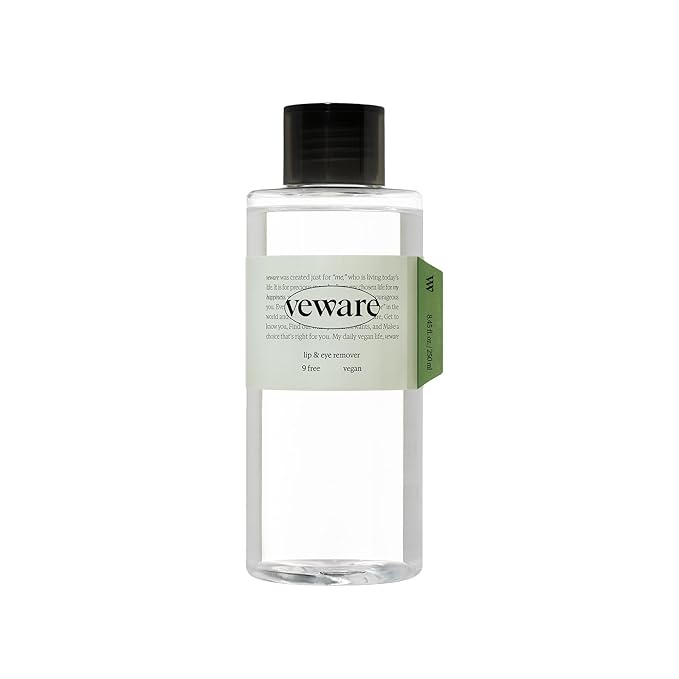 Vegan Lip & Eye Remover 250ml 8.45 fl.oz. 100% Vegan Formula for Waterproof makeup (Lip and Eye makeup remover 250ml 8.45 fl.oz.), Make up remover