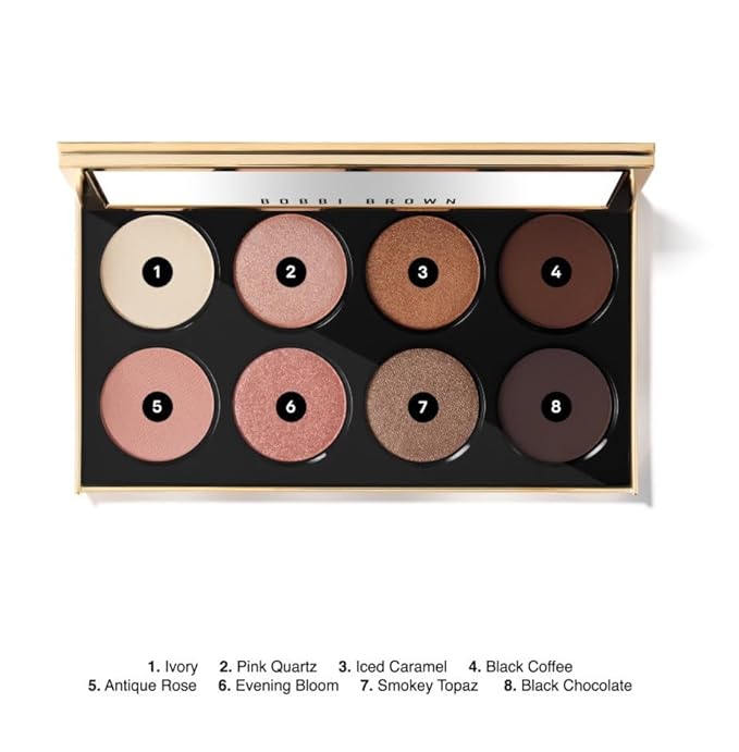 Bobbi Brown Shining Moment Eye Shadow Palette Set with Smokey Eye Mascara