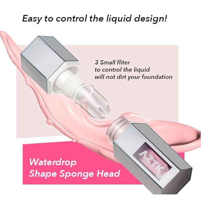 1 PC Liquid Blush with Sponge Head, Matte Nude Pink Orange Makeup Blusher Cream, Liquid Blusher (02, 5ml)