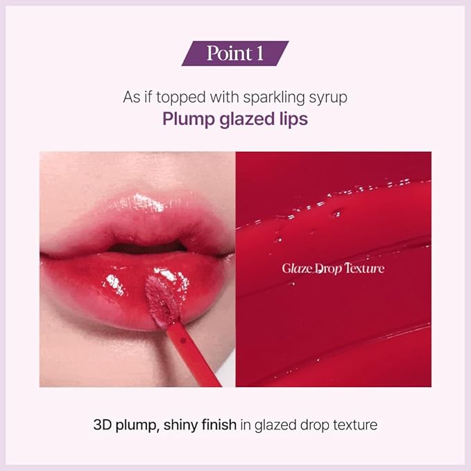 Espoir Couture Lip Tint Glaze #7 Brulee 0.19oz | Volumizes & High-Shine Lip Plumper | Long-Lasting Vibrant Color | Thickening radiance Lip Stain | Tinted Lip Moisturizer | Korean Lip Makeup