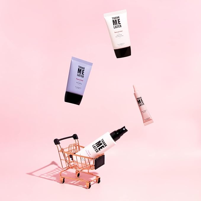 Elizabeth Mott Thank Me Later Eye Primer (10g) & Elizabeth Mott Thank Me Later Blurring Face Primer (30g) & Elizabeth Mott Thank Me Later 3-in-1 Dewy Setting Spray Setting Spray (95ml)