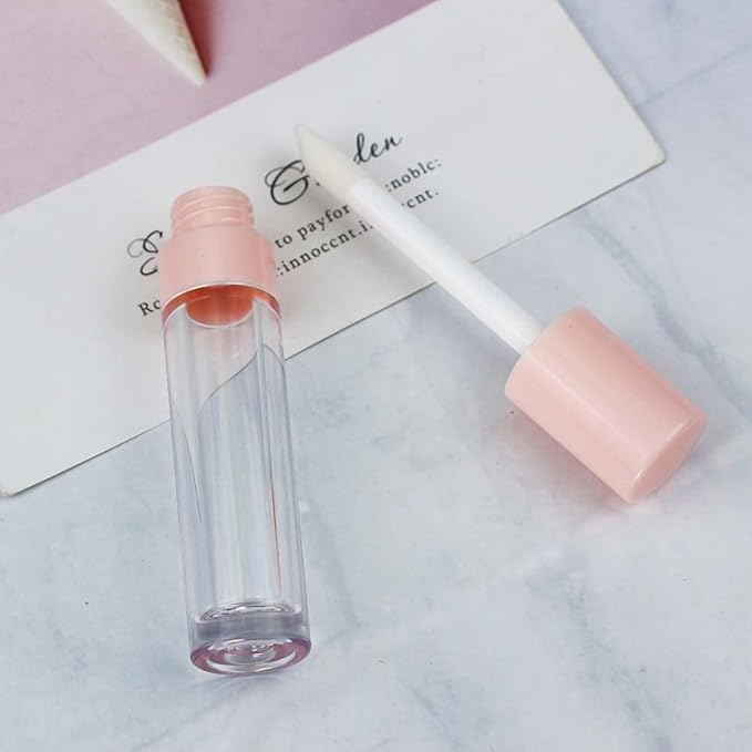 COSIDEA 14pcs empty 8ml big wand lip gloss tube concealer tube packing (pink)