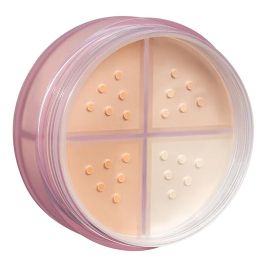 | Corrective Loose Powder | Corrective Loose Face Powder | Translucent Powder | Corrector | Mattifies and Illuminates | Evens Out Skin Tone for All Complexions | WARM Shades | 8g