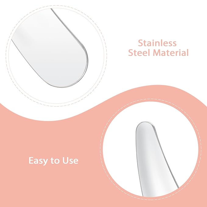 3Pcs Mini Makeup Spatula, Reusable Cosmetic Cream Spatulas Spoon, Skincare Scoop Applicator Massage Beauty Tools for Mixing and Sampling Face Eye Cream