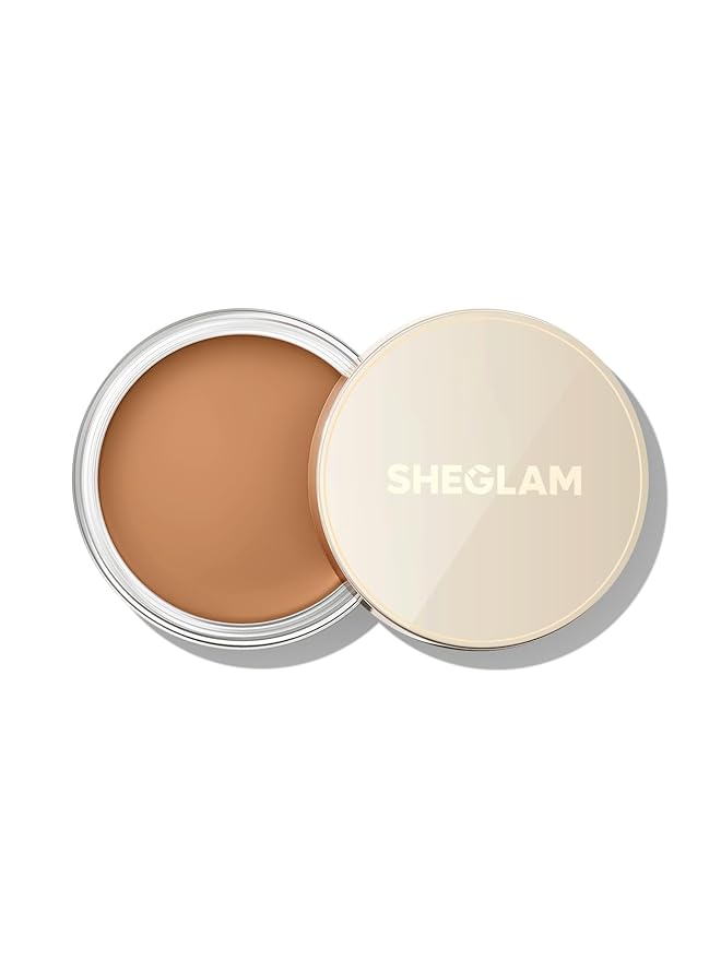 SHEGLAM Silk Haze Cream Bronzer Blendable Cream Makeup with a Lightweight Formula - Customizable Face Makeup for a Natural, Sun-Kissed Glow Long Lasting-Toffee