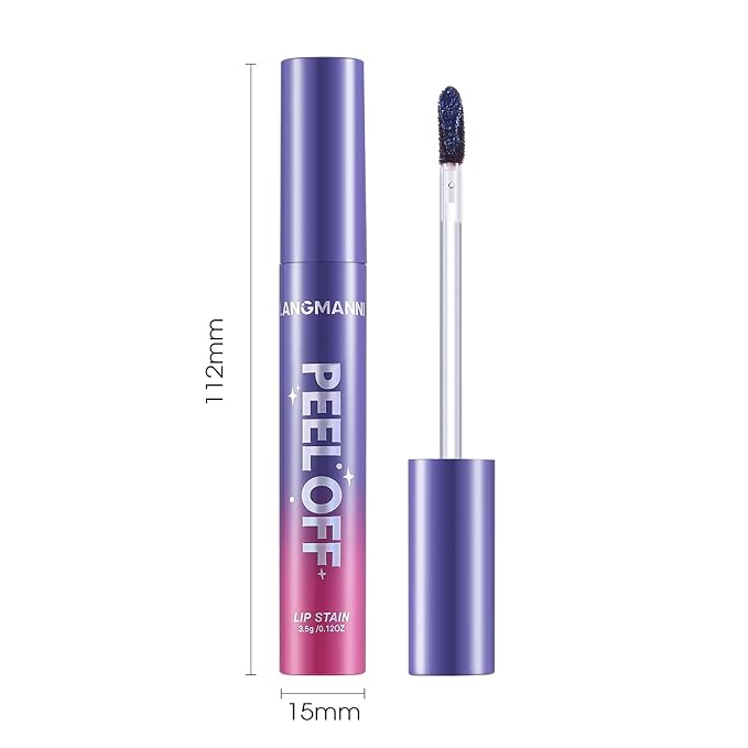 Jolilab Quick Lip Stain Peel Off,Wipe Off,Waterproof,Transfer proof,Highly Pigmented,Ultra Long Lasting Peel Off Lip Makeup With Matte finish for All-day Wear.(#04 Bright Coral)