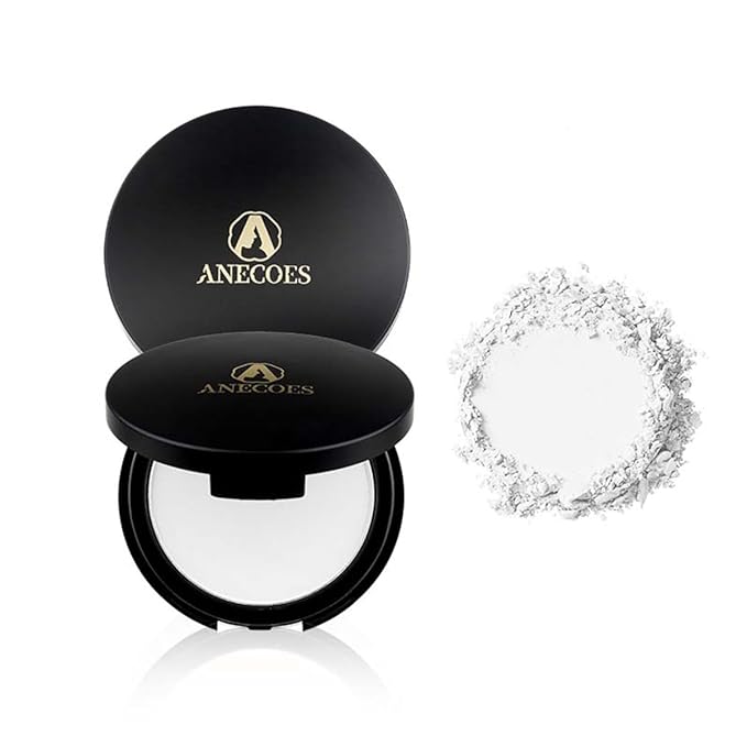 Matte Pressed Powder Makeup Breathable Flawless Foundation 2 Colors, Face Setting Powder Oil-control Moisturizing Non-Sticky,Waterproof Long Lasting Finishing Powder (#01Translucent)